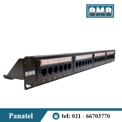 24-port BMB CAT6 UTP network patch panel